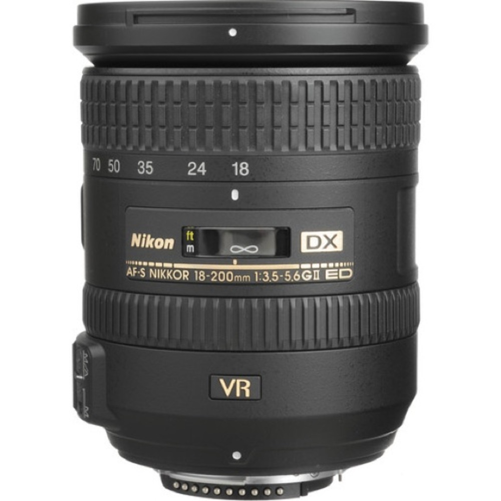Nikon Black AF-S DX 18-200mm VR Zoom Lens